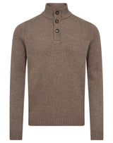 BS Alrek Regular Fit Stickat - Brown
