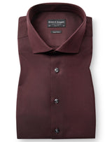 BS Manny Modern Fit Skjorta - Burgundy
