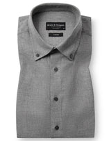 BS Faruk Casual Modern Fit Skjorta - Light Grey