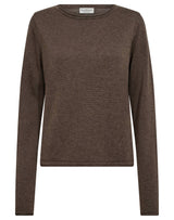BS Ophelia Regular Fit Stickat - Dark Brown