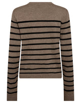 BS Kjersti Regular Fit Stickat - Brown/Black