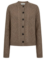 BS Marita Regular Fit Stickat - Brown