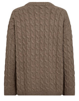 BS Miranda Regular Fit Stickat - Brown