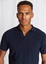 BS Santino Regular Fit Pikétröja - Navy