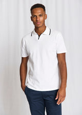 BS Syros Regular Fit Pikétröja - White