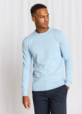 BS Jupiter Regular Fit Stickat - Light Blue