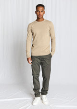 BS Jupiter Regular Fit Stickat - Light Brown