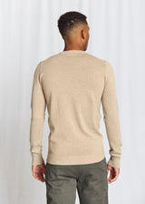 BS Jupiter Regular Fit Stickat - Light Brown