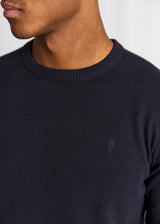 BS Jupiter Regular Fit Stickat - Navy