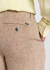 BS Paolos Regular Fit Shorts  - Brown