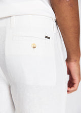 BS Paolos Regular Fit Shorts  - White