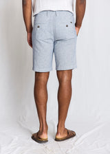BS Darion Regular Fit Shorts  - Navy/White