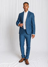 BS Sasso Classic Fit Blazer - Blue