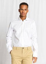 BS Buric Slim Fit Skjorta - White