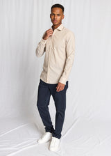 BS Maqueda Slim Fit Skjorta - Sand