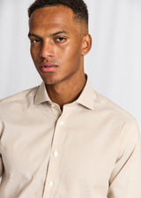 BS Maqueda Slim Fit Skjorta - Sand