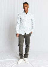 BS Ignacio Slim Fit Skjorta - Light Green/White