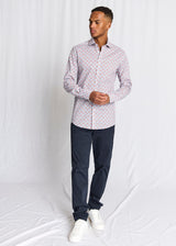 BS Moller Slim Fit Skjorta - Orange