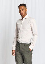 BS Cupara Slim Fit Skjorta - Beige