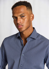 BS Karalek Slim Fit Skjorta - Navy