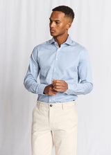 BS Hald Slim Fit Skjorta - Blue/White
