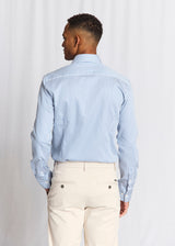 BS Hald Slim Fit Skjorta - Blue/White