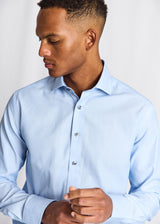 BS Sliskovic Slim Fit Skjorta - Light Blue