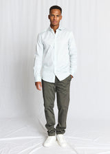 BS Fredric Modern Fit Skjorta - Light Green/White