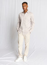 BS Santos Modern Fit Skjorta - Sand/White