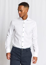 BS Stas Modern Fit Skjorta - White