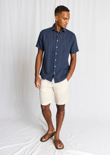 BS Bardet Casual Modern Fit Skjorta - Navy