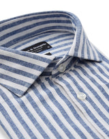 BS Rubio Casual Modern Fit Skjorta - Blue/White