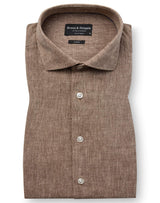 BS Tahaka Casual Modern Fit Skjorta - Brown