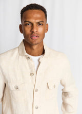 BS Davide Regular Fit OverSkjorta - Sand
