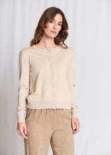 BS Dona Regular Fit Stickat  - Light Brown