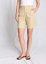 BS Nora Regular Fit Shorts  - Sand