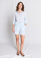 BS Oriana Regular Fit Shorts  - Sky