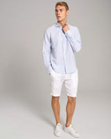 BS Fernando Casual Modern Fit Skjorta - Light Blue/White