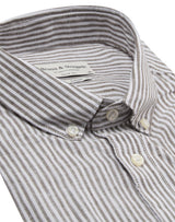 BS Bottas Casual Slim Fit Skjorta - Army/White