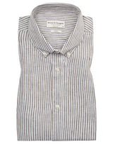 BS Bottas Casual Slim Fit Skjorta - Army/White
