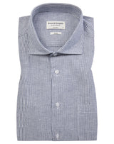 BS Alonso Casual Slim Fit Skjorta - Blue/White
