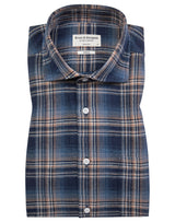 BS Gasly Casual Slim Fit Skjorta - Dark Blue