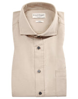 BS Halden casual slim fit Skjorta - Sand
