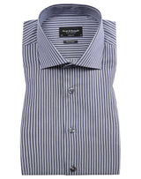 BS Lobont modern fit Skjorta - Dark Blue/White