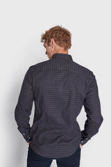 BS Sanneh Casual Modern Fit Skjorta - Thunder