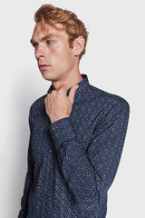 BS Jax Slim Fit Skjorta - Navy