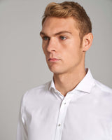 BS Kempes Slim Fit Skjorta - White