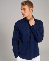 BS Norris Casual Slim Fit Skjorta - Dark indigo