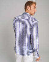 BS Esteban Casual Modern Fit Skjorta - Blue/White