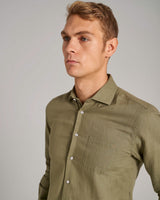 BS Daniel Casual Modern Fit Skjorta - Army